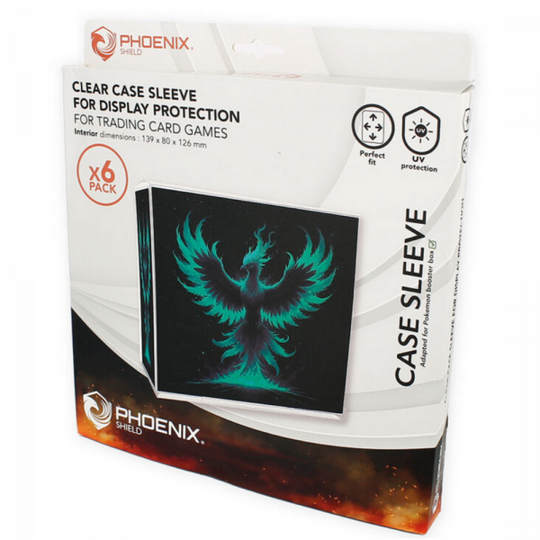 PHOENIX SHIELD – Boite de 6 protection PVC pour display Pokemon – Image 2