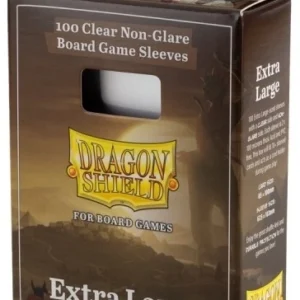 65x100mm - 100 Protège-cartes Extra Large Clear/Non-Glare - Dragon Shield
